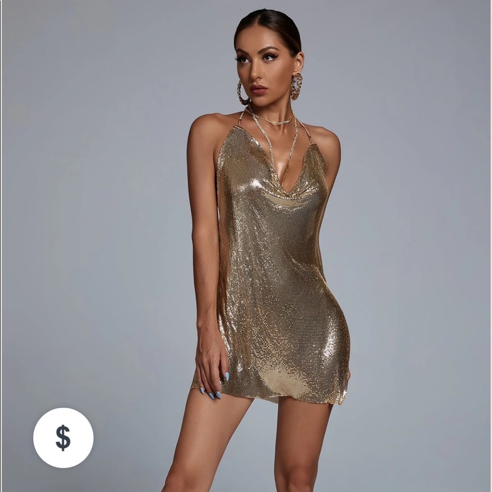 Gold Diamant Dress